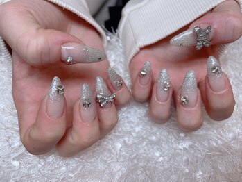 レアネイル 新宿(le'a nail)/ラメグラデーション