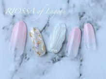 リオッサ オブ ラグーン(RIOSSA of Lagoon)/ぷっくりシェルネイル