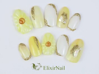 エリクサーネイル 新橋(Elixir Nail)/定額c やり放題/クーポン使用