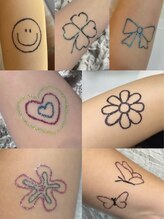ジル 次郎丸店(JilL)/ボディジュエリーglitter tattoo