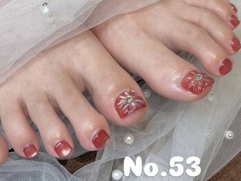 はあとねいる 小田急相模原店の写真/【小田急相模原店】フットネイル定額4,400円★低価格なのに高品質×可愛いデザインで足元に輝きを★