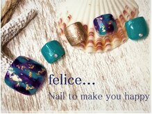 ネイルサロン フェリーチェ(felice)/【定額フットネイル】¥8500