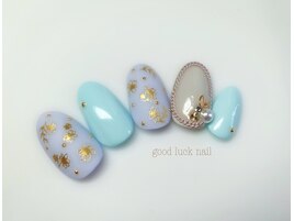 小花柄ネイル