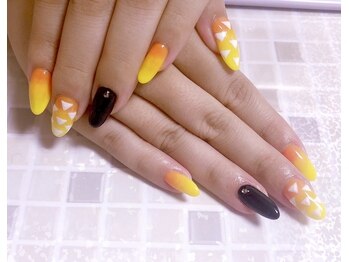 鬼滅テイストnail