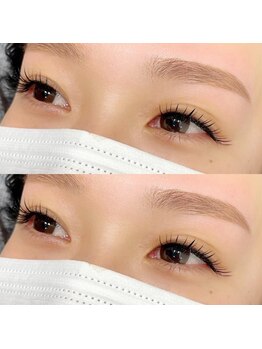 ミントラッシュ 千葉店/美眉スタイリング×フラット