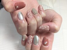 ユアーズ 四街道店(YOURS)/くすみベージュブラウンツイード