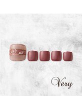 ヴェリー 六本木ヒルズ店(Very)/ミラーゴールドの上品大人ネイル