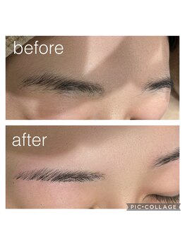 ティエル L'attente店(TIELU)/アイブロウ ワックス脱毛