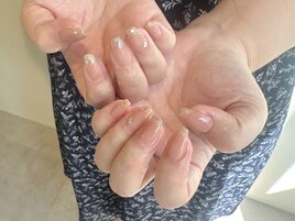 ラメグラデーションネイル