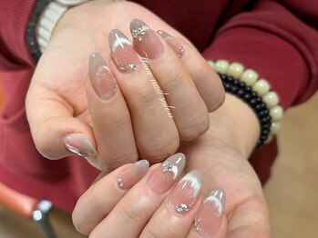 ウェーブネイルサロン'('Wave Nail salon)/持ち込みデザイン/フィルイン