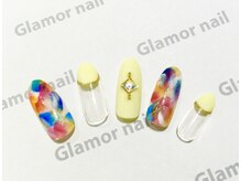 グラマーネイル(Glamor nail)/新作! 定額ネイルBクラス☆¥7800