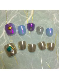 大人気☆ユニコーン・ミラーnail