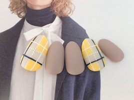 チェックネイル