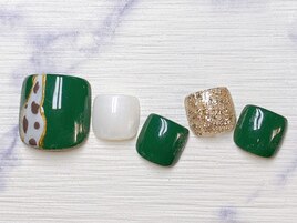 シンプルフットネイル