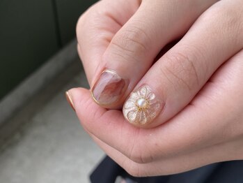 アールネイル(r.nail)/ぷっくりお花*