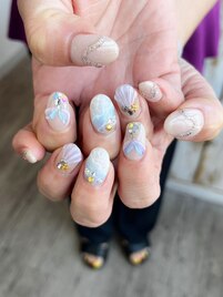 ガーリーサマーネイル