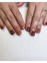 ウロネイルズ(ulo nails)/キラキラフラッシュネイル
