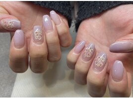 押し花ネイル：yumie