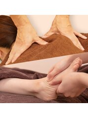足や腰が疲れる方オススメ！もみほぐし40分＋足裏コース40分 計80分 ¥5,600