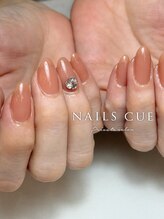 ネイルズキュー(NAILS CUE)/Vカットストーン