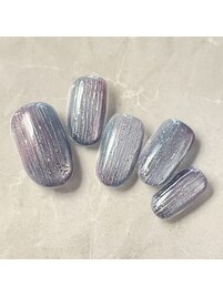 ニュアンス梅雨ネイル