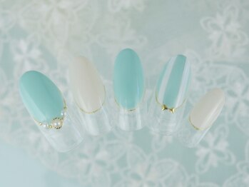 シューズネイルプロデュース/ストライプフレンチ　