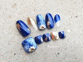 ハンド＆フットset　秋デザイン