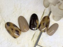 アルセア 上野御徒町店(Alcea)/べっこうネイル　レオパード