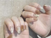アイネイルズ 横浜EAST店(I-nails)/ニュアンスお花ミラー