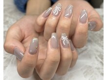 パーミル アイ アンド ネイル クマモト(permille ‰ eye&nail Kumamoto)/ミラーフレンチネイル