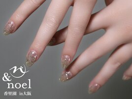 シルバー×ホログラムグリッター
