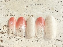 アウロラ 代々木上原(AURORA)/グラデーション　春ネイル