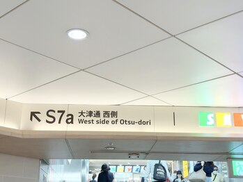 スタイルラボ 名古屋栄(StyleLabo)/栄駅S7a出口から地上へで出ます