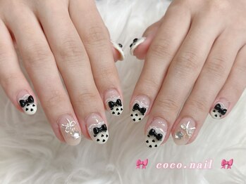 ココネイル 吉祥寺(coco.nail)/ガーリー &nbsp;リボン レース