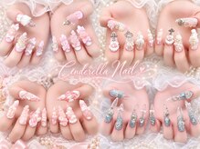 シンデレラネイル(CINDERELLA NAIL)の雰囲気(デート/誕生日/推し活/イベントに★とにかく可愛く女の子らしく)