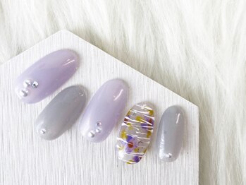 スリー(THREE)/Aug,2020/nail design