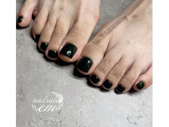 エム(em)/緑フットワンカラー 