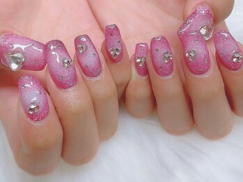 バーロ ビューティールーム(Balo Beauty Room)/チークネイル　三軒茶屋