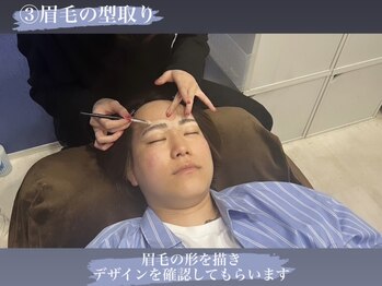 アイクイック 仲御徒町 上野御徒町店(Ai Quick)/アイブロウ3:型取り