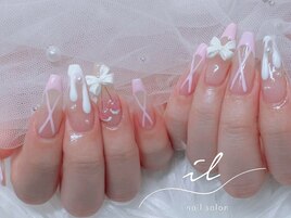 フレンチ×バレエネイル