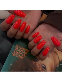 ネオンカラー/ロングネイル