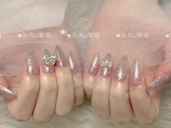 エムプラスネイル 新宿(M+Nail)/チークマグネットフレンチ