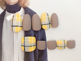 チェックネイル