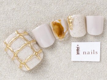 アイネイルズ 三宮店(I nails)/サンドマットネイル¥7000