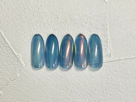 ニュアンスオーロラネイル