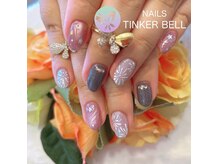 ネイルズ ティンカーベル(NAILS TINKER BELL)の雰囲気（２０２５夏☆流れ星＆花火ネイル♪）