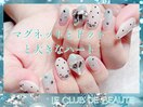 ドットとハート(練馬ネイル)