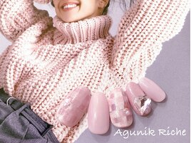 【チェックネイル】