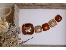 FASTNAIL松戸駅西口店【パラジェル/ジェルネイル専門/定額/マグネット/フットネイル】/オーロラ フット 【11847】