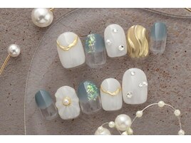 １月号　7000円　花　ミラー